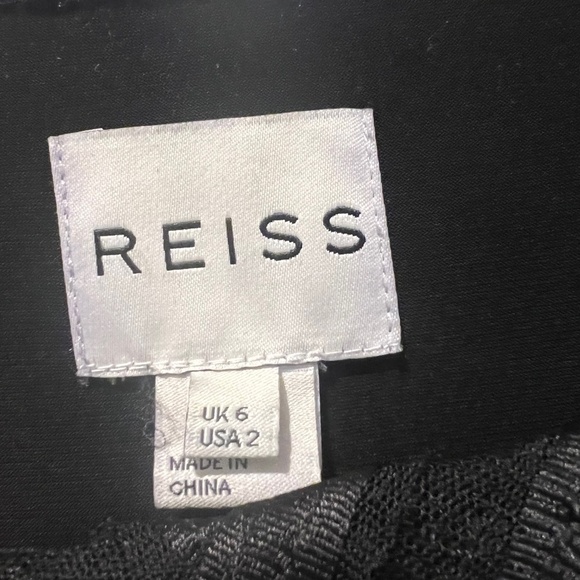 Reiss Long Sleeve Black and Gray Dress - Picture 3 of 4